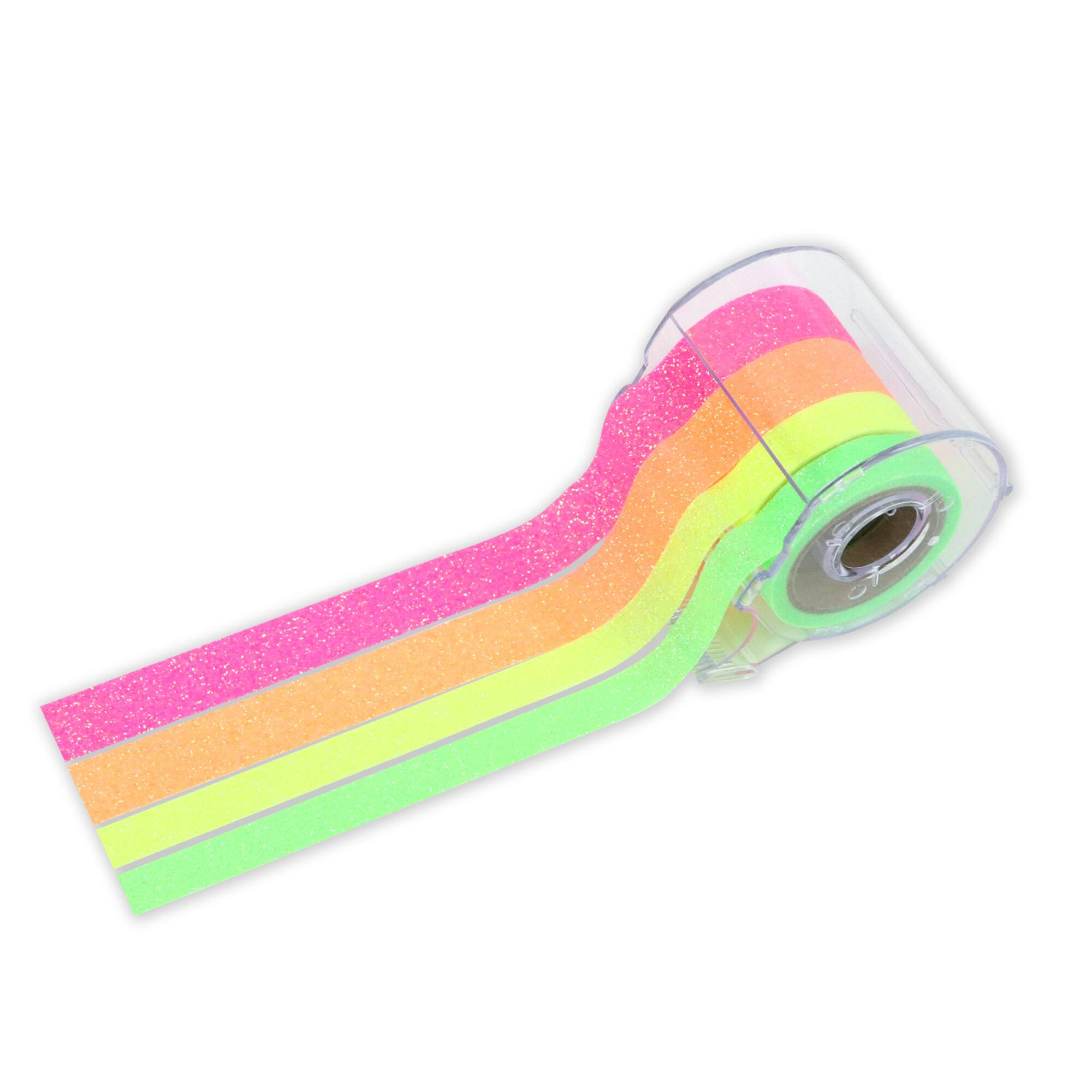 Neon Glitter Crafting Tape & Dispenser Set by Recollections™
